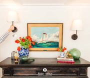 designer fireplace mantle wireless wall lamps