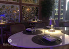 modern lantern mini nickel cordless lamp restaurant lamp