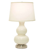 marilyn ivory cordless table lamp on nickel