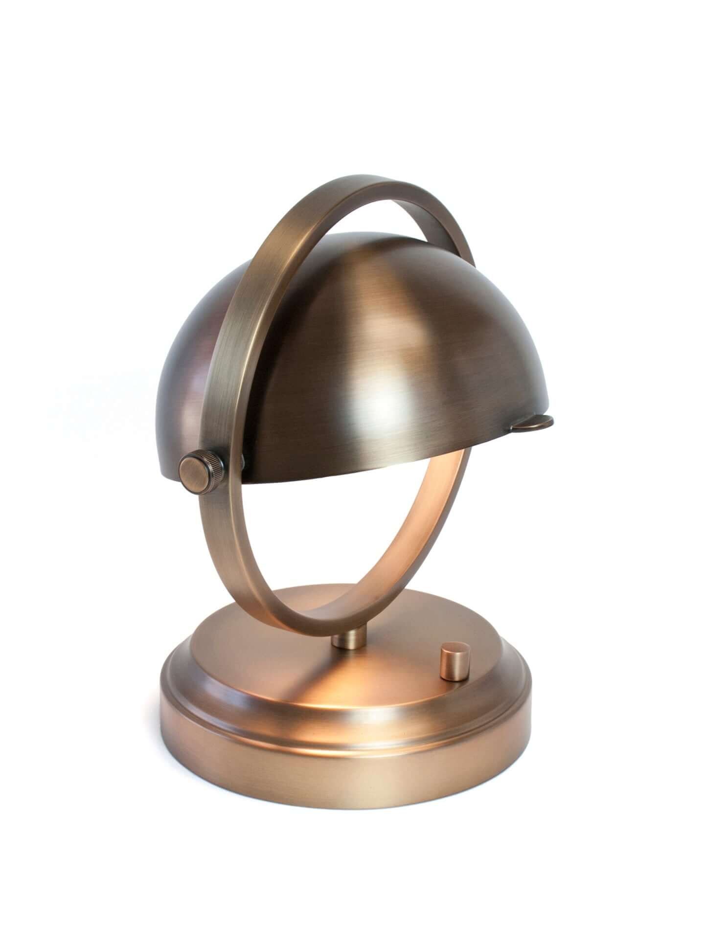 Abbey Cordless Lamp - Dark Antique Brass