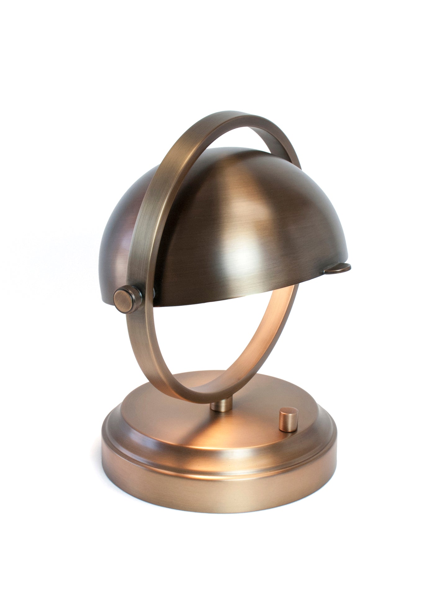 abbey dome brass cordless table lamp rechargeable