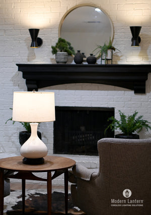 bartlett ivory black cordless lamp living room
