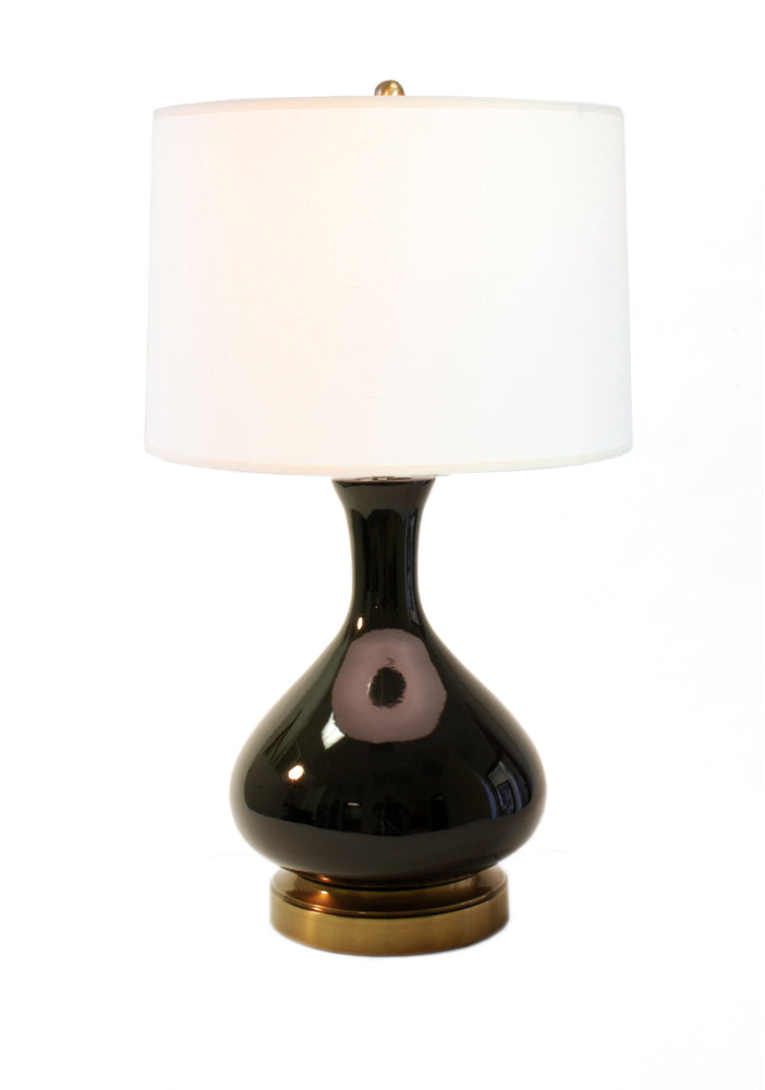 Bartlett Black on Nickel Cordless Lamp, Lamps Made in the USA, rechargeable lamp, battery operated lamp