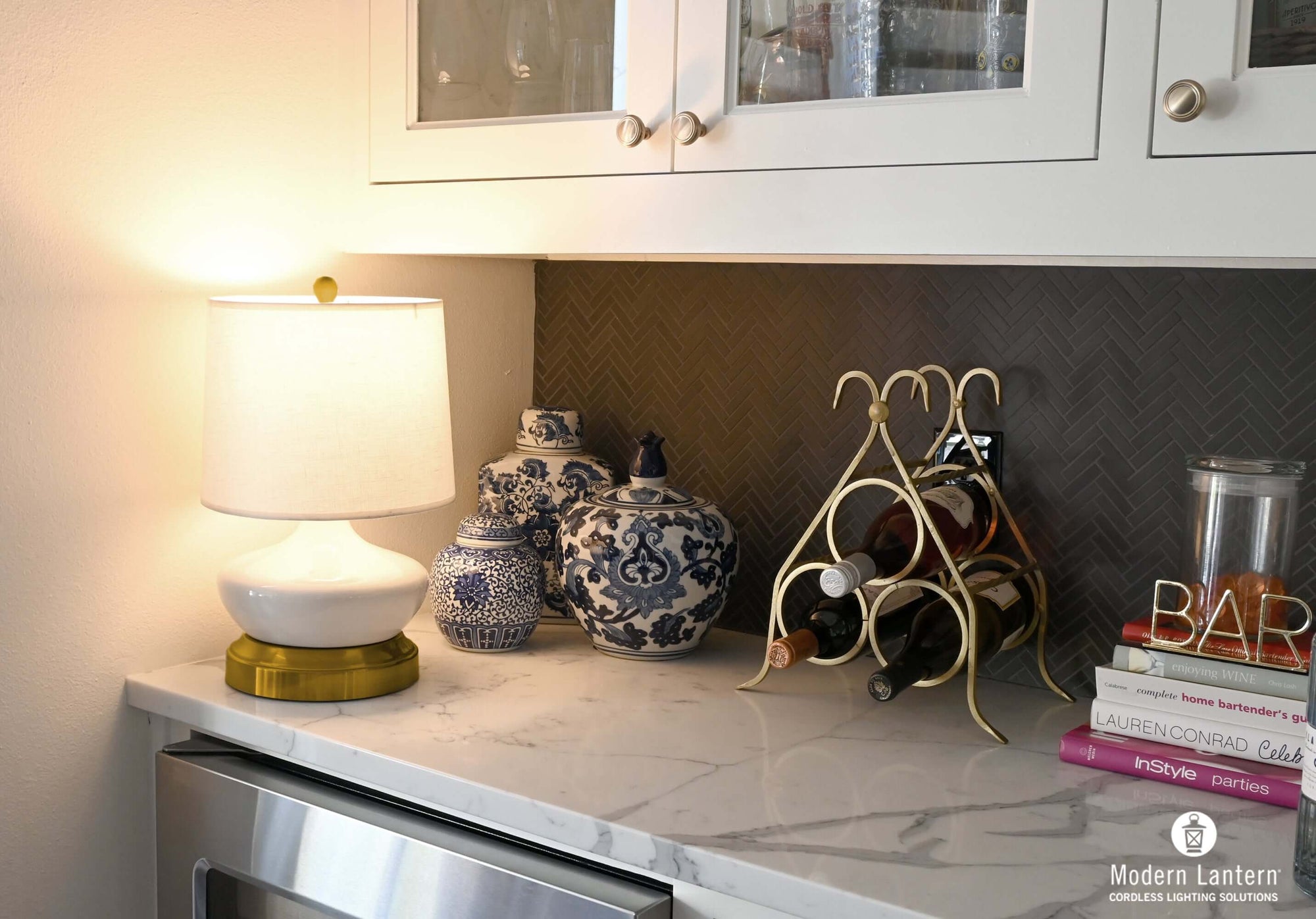 bella ivory brass rechargeable table lamp