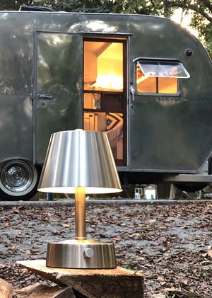 airstream camper lighting by modern lantern