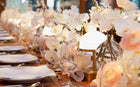 mini art deco battery operated lamp for events