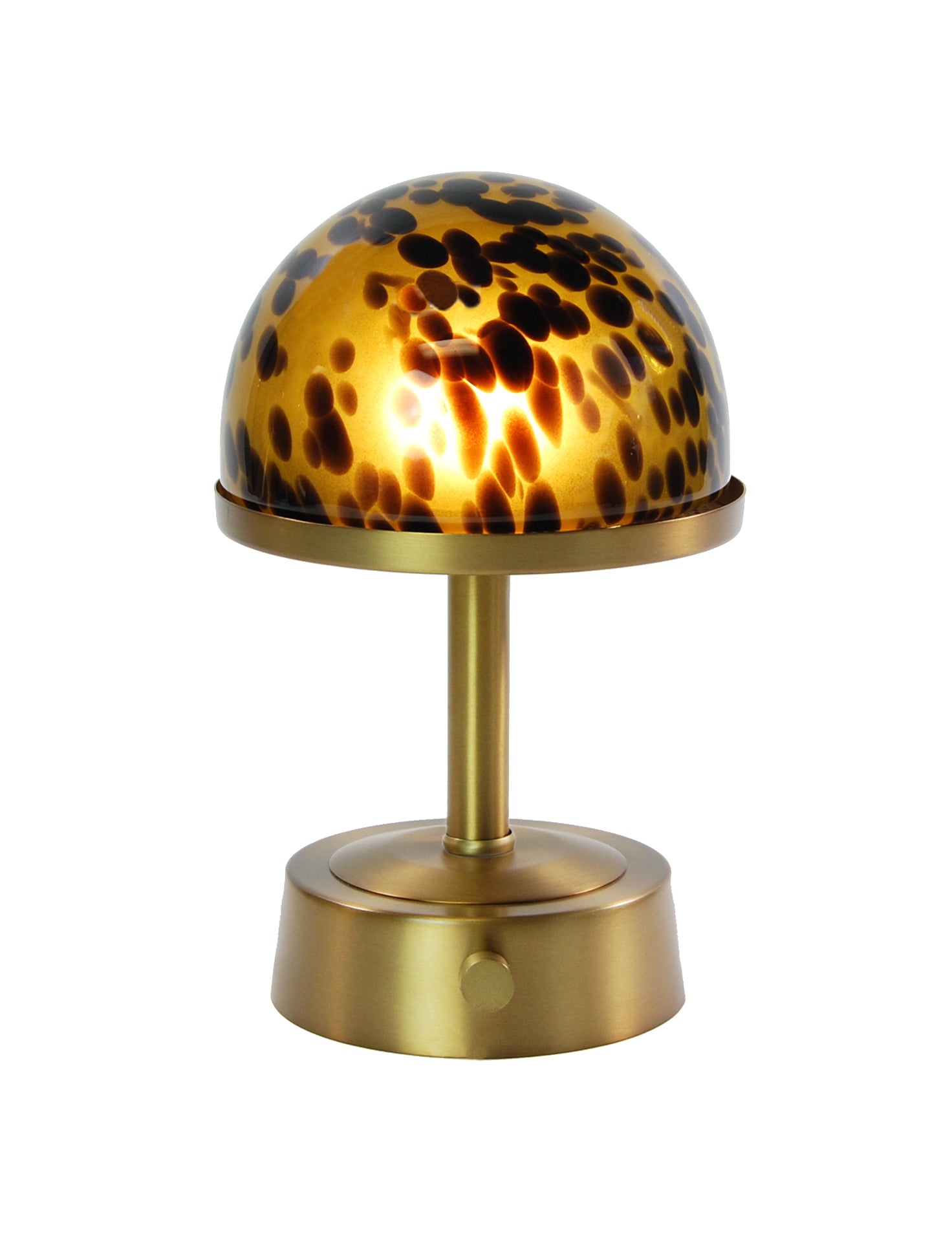 Battery Powered Art Deco Table Lamp, Lantern Style Table Lamp