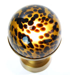 modern lantern tortoise glass shade detail