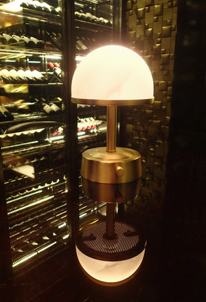 hospitality lighting mini lamp cordless art deco rechargeable