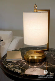 Jynn Brass cordless rechargeable wireless lamp