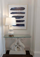 cordless marilyn ceramic lamp on brass