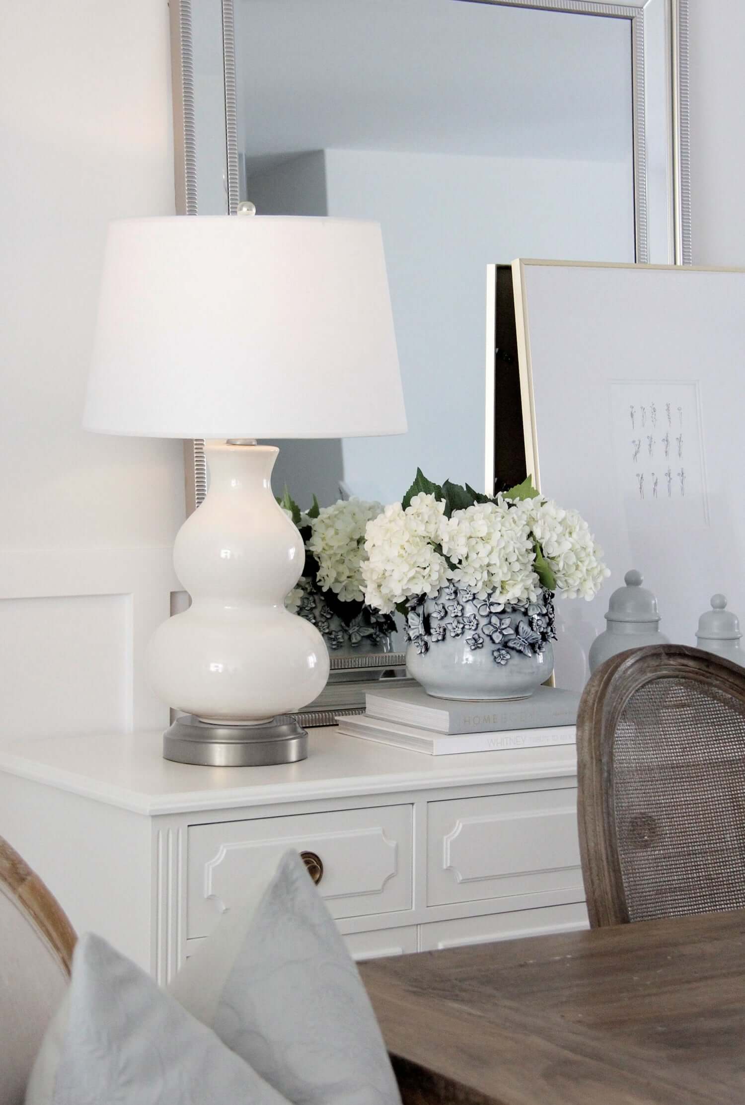 marilyn designer cordless table lamp nickel