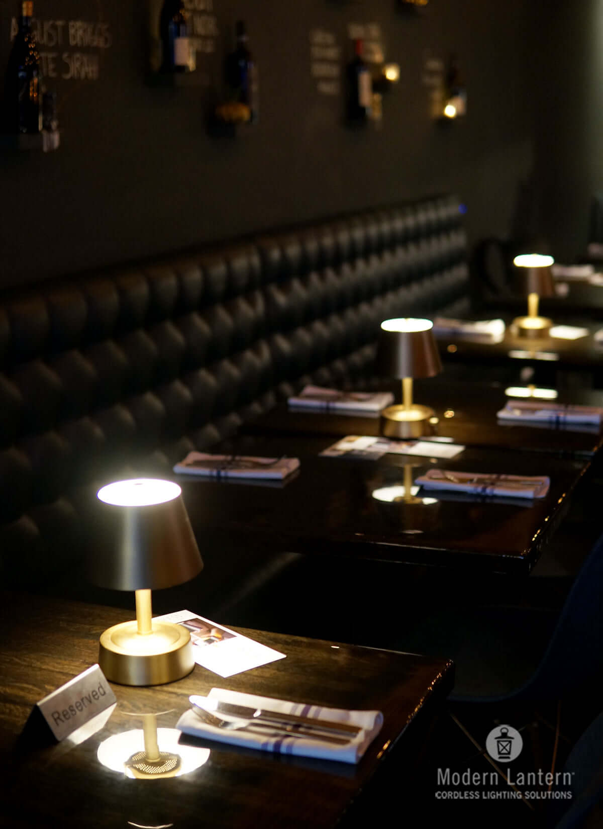 Modern Lantern Mini cordless lamps restaurant lighting