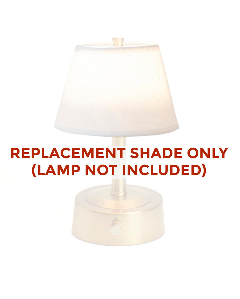 Shade: Replacement Mini Linen Shade - Off White