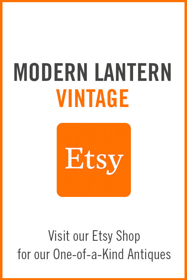 VINTAGE (one-of-a-kind) Cordless Lamps, , Modern Lantern - 1