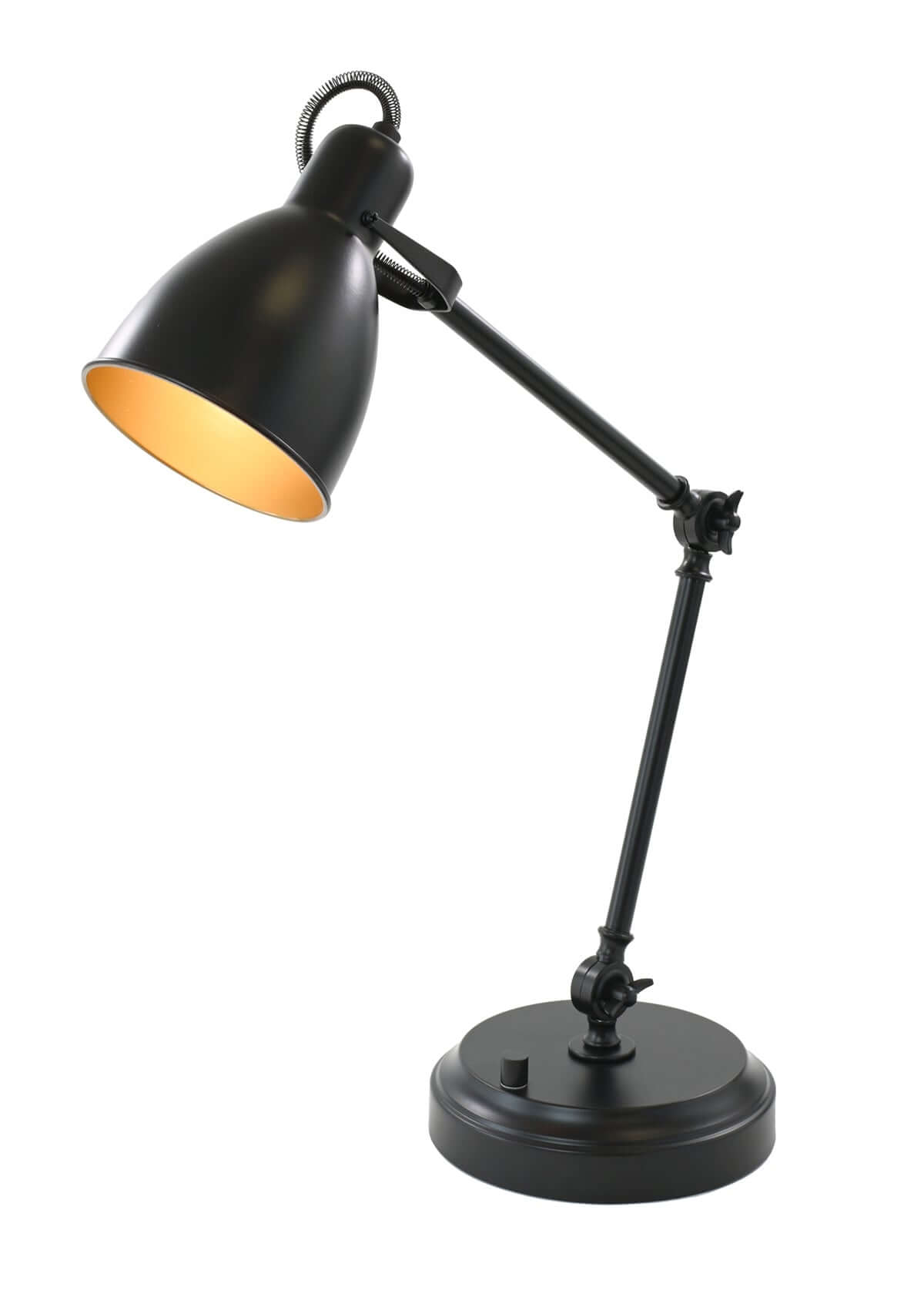 Cordless Rechargeable Battery Operated Table Lamp - Black